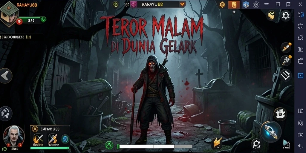 Tampilan gameplay RAHAYU88 yang mencekam dan menegangkan